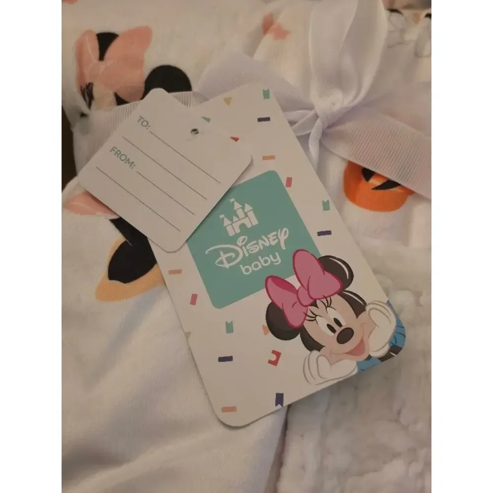 Disney Baby Minnie Mouse Halloween Blanket – 30” x 40” – New